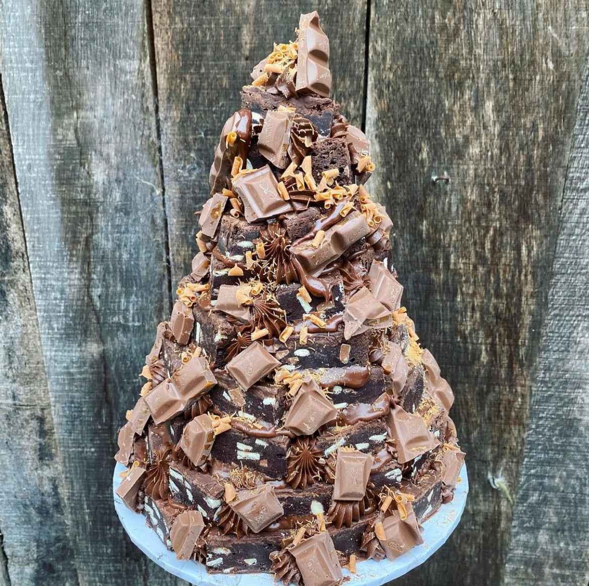 Large Brownie Tower BuzzyCakes