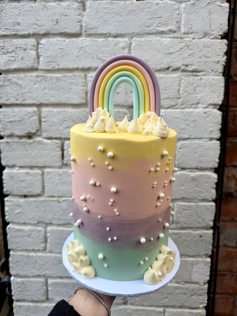 Rainbow Pastel Cake