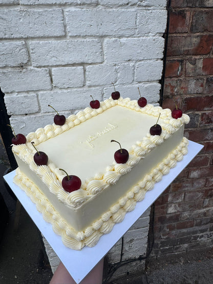 Covered Sheet Cake