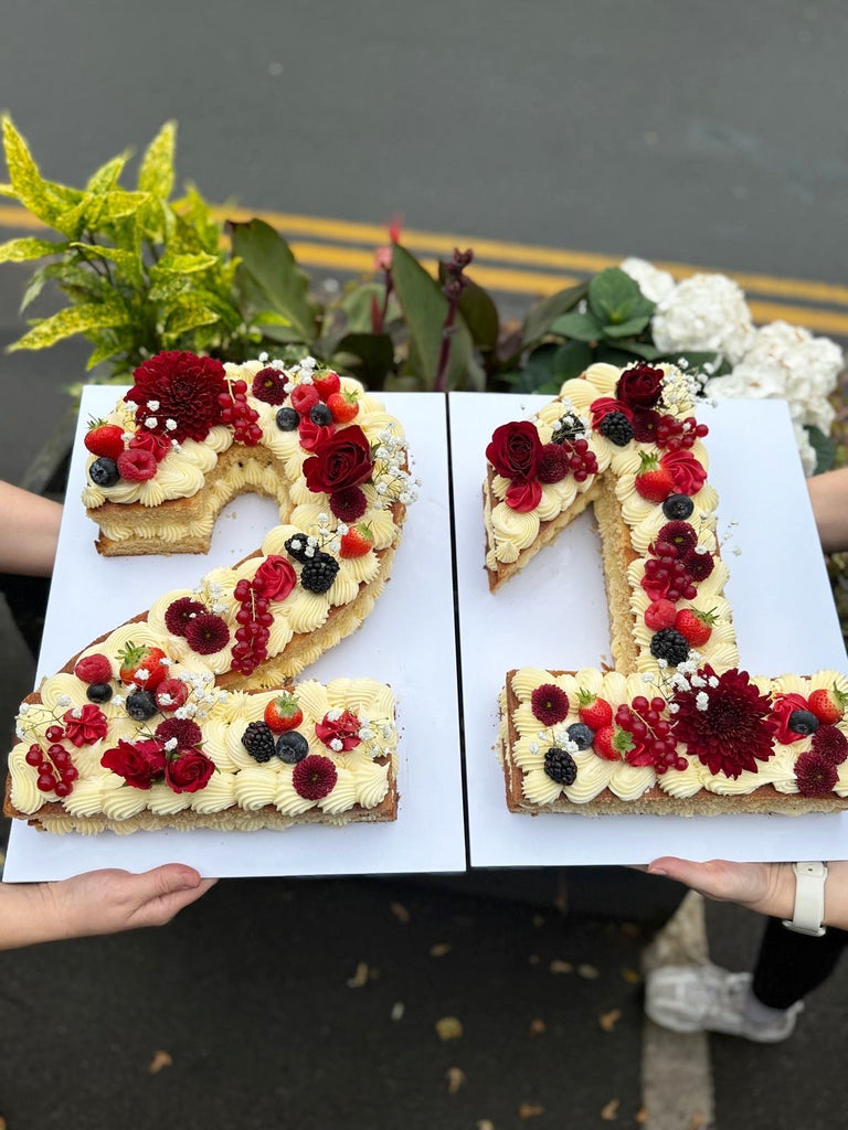 Large Double Number Cake