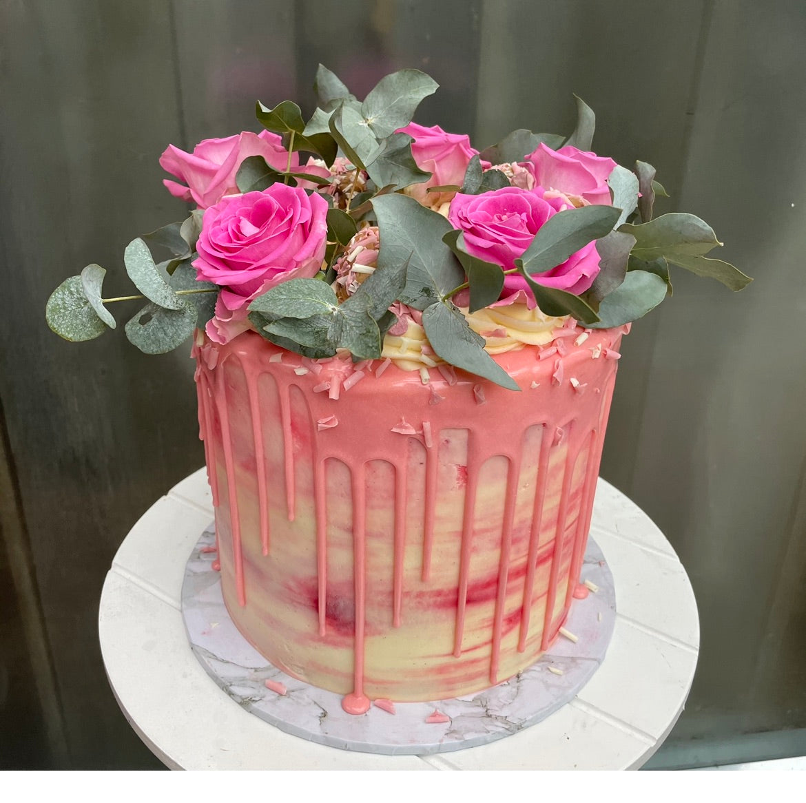Flower Loaded Cake