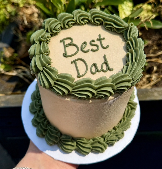 Sage & beige Bento Cake