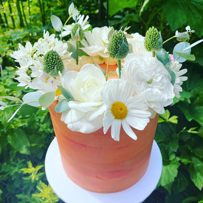 Flower Loaded Cake