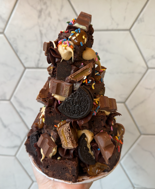 Small Brownie Tower