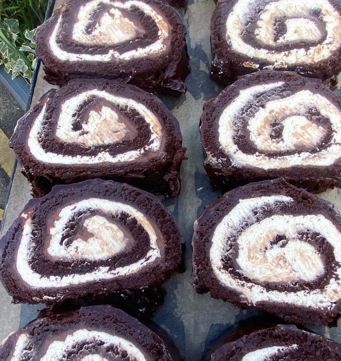 Classic Chocolate Sponge Yule Log (GF)