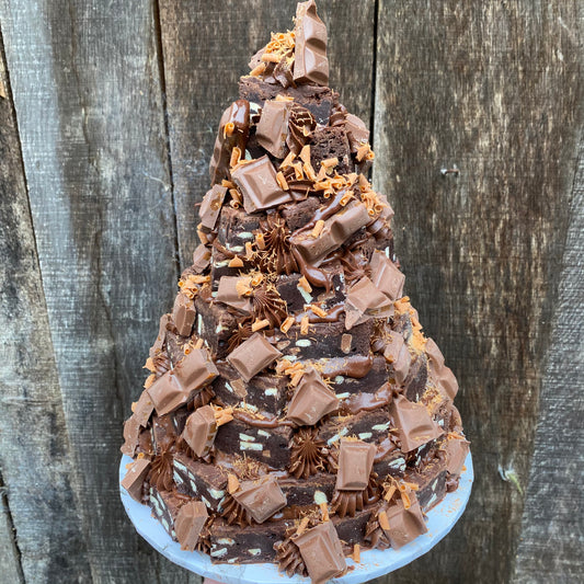 Gluten Free Brownie Tower
