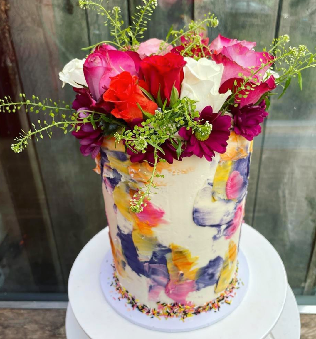 Paint Effect Cake